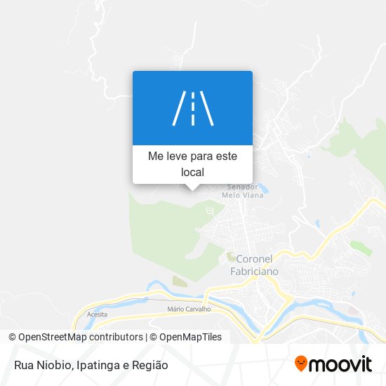 Rua Niobio mapa