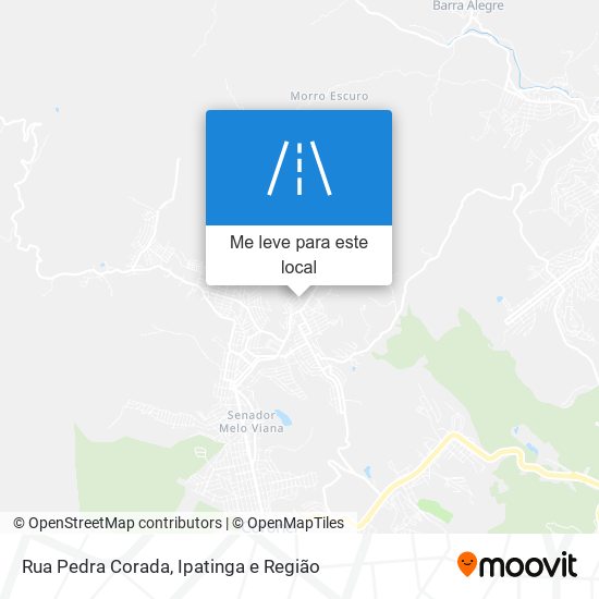 Rua Pedra Corada mapa