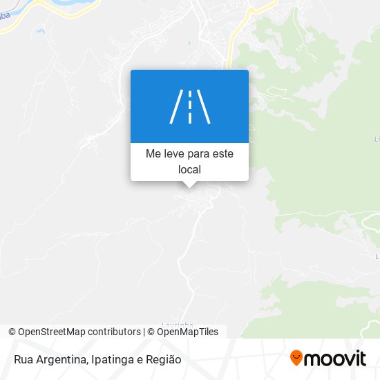 Rua Argentina mapa