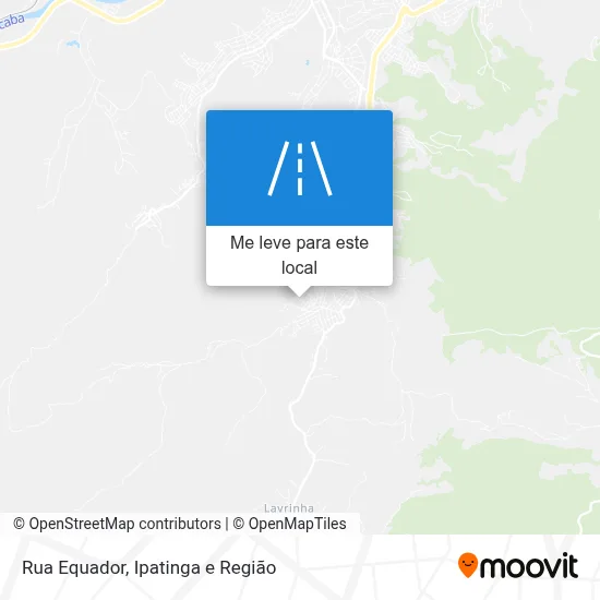 Rua Equador mapa