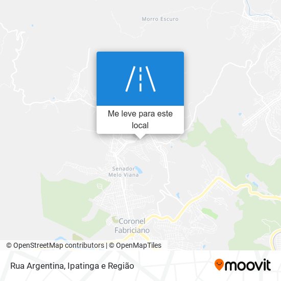 Rua Argentina mapa