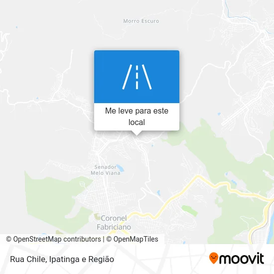 Rua Chile mapa