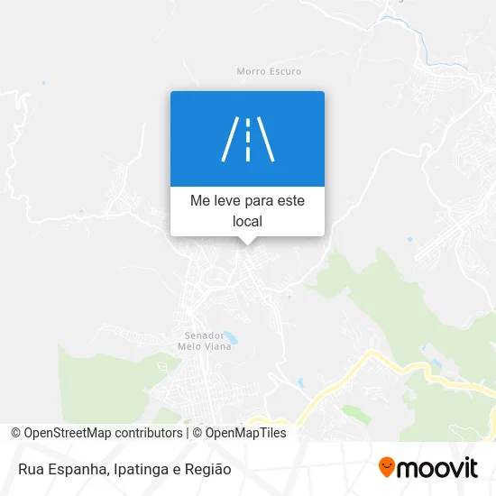 Rua Espanha mapa