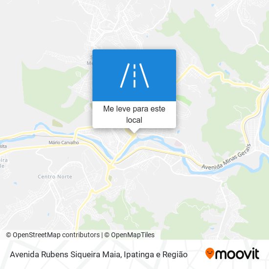 Avenida Rubens Siqueira Maia mapa