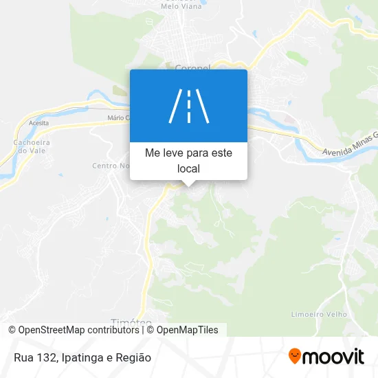 Rua 132 mapa