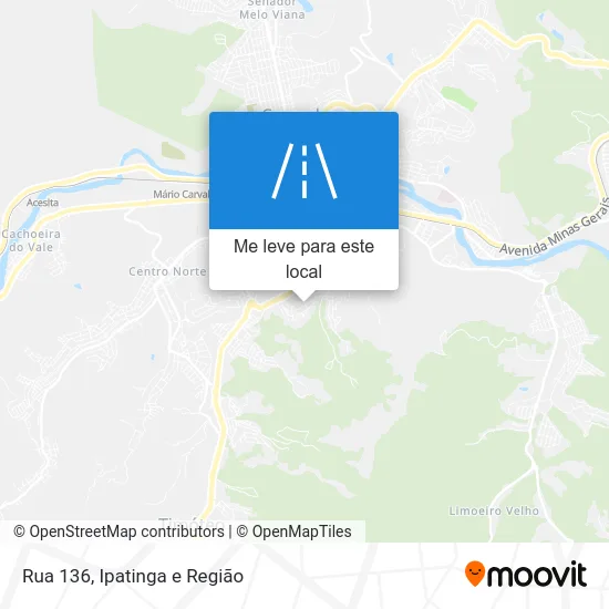 Rua 136 mapa