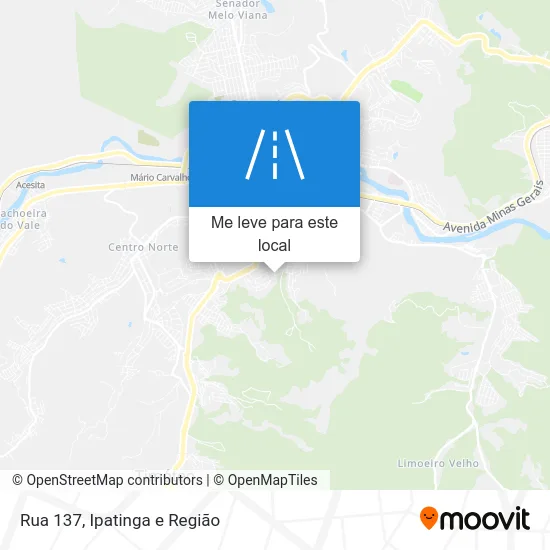 Rua 137 mapa