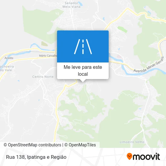 Rua 138 mapa