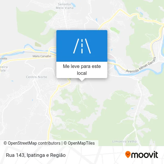 Rua 143 mapa