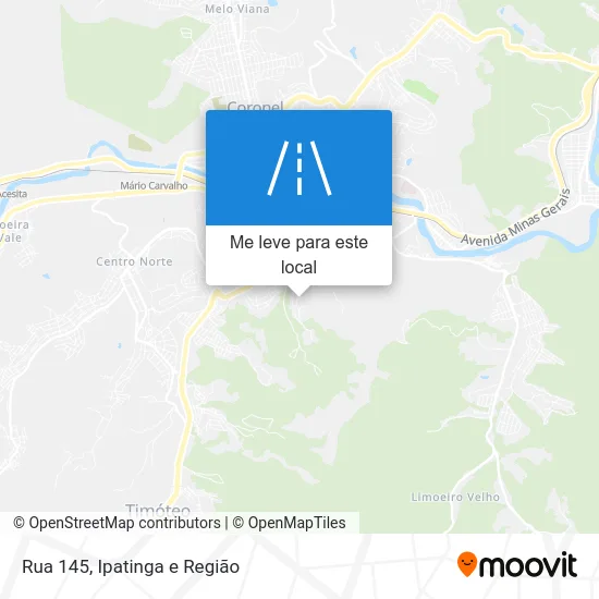 Rua 145 mapa