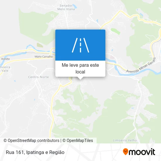 Rua 161 mapa