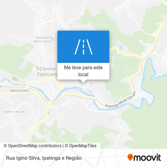Rua Igino Silva mapa