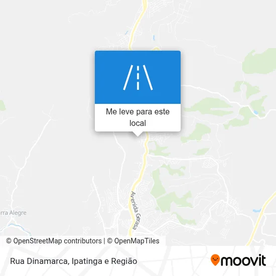Rua Dinamarca mapa