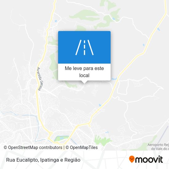 Rua Eucalipto mapa