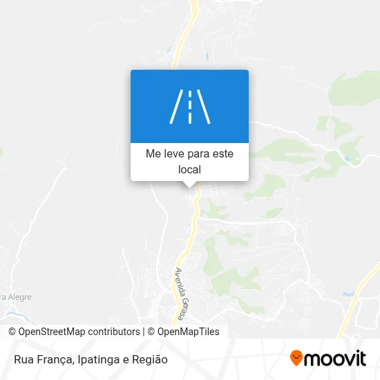 Rua França mapa