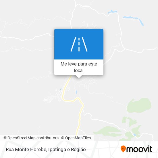 Rua Monte Horebe mapa