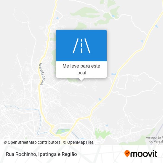 Rua Rochinho mapa