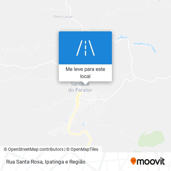 Rua Santa Rosa mapa