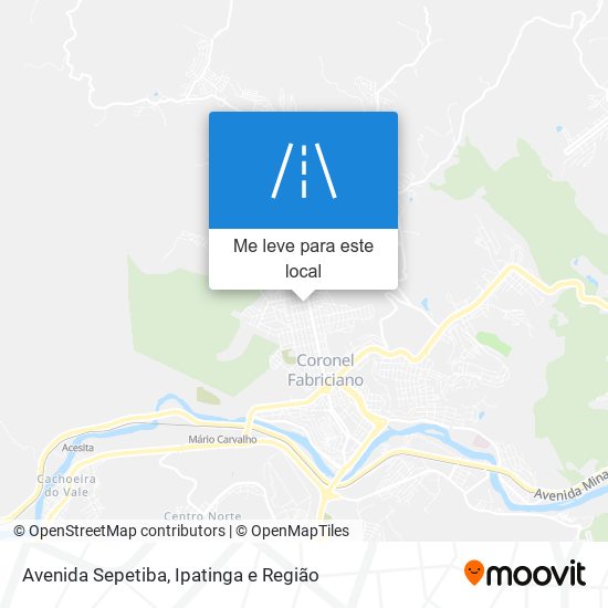Avenida Sepetiba mapa