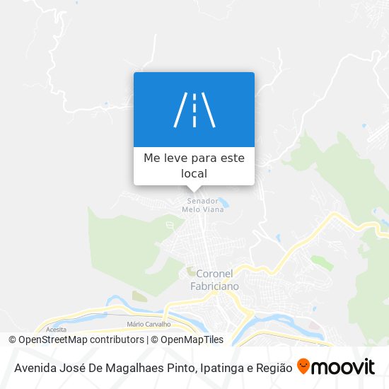 Avenida José De Magalhaes Pinto mapa