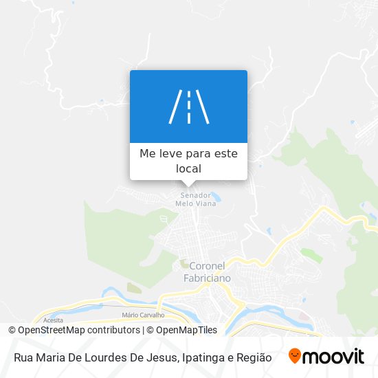 Rua Maria De Lourdes De Jesus mapa