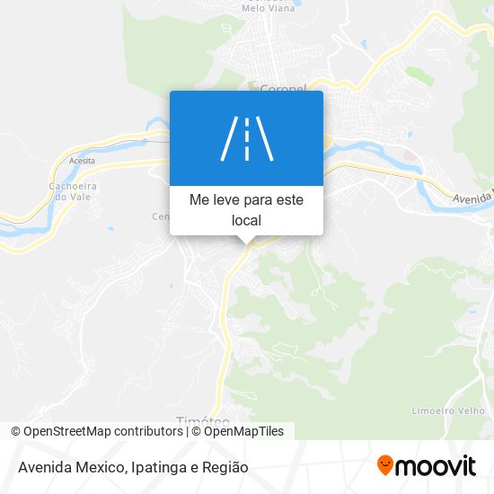 Avenida Mexico mapa