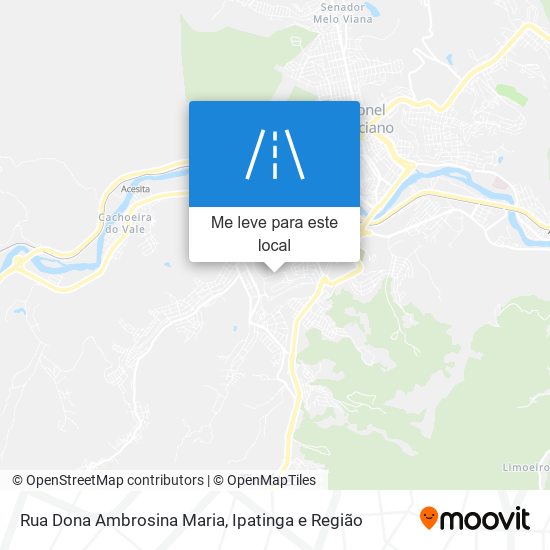 Rua Dona Ambrosina Maria mapa
