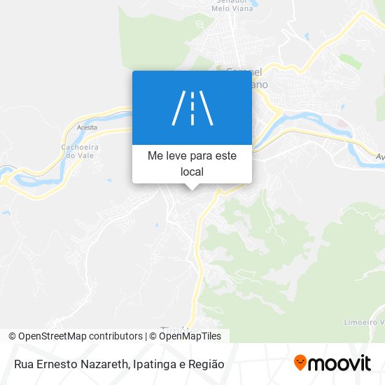 Rua Ernesto Nazareth mapa