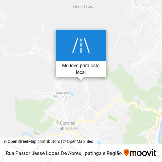 Rua Pastor Jesse Lopes De Abreu mapa