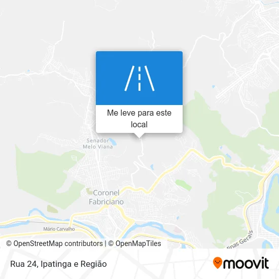 Rua 24 mapa