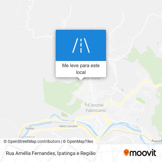 Rua Amélia Fernandes mapa