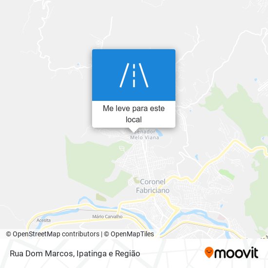 Rua Dom Marcos mapa