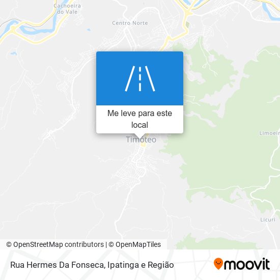 Rua Hermes Da Fonseca mapa