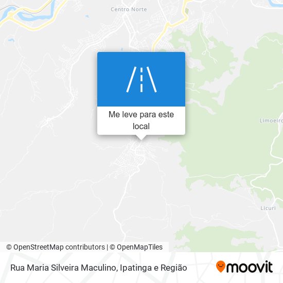 Rua Maria Silveira Maculino mapa