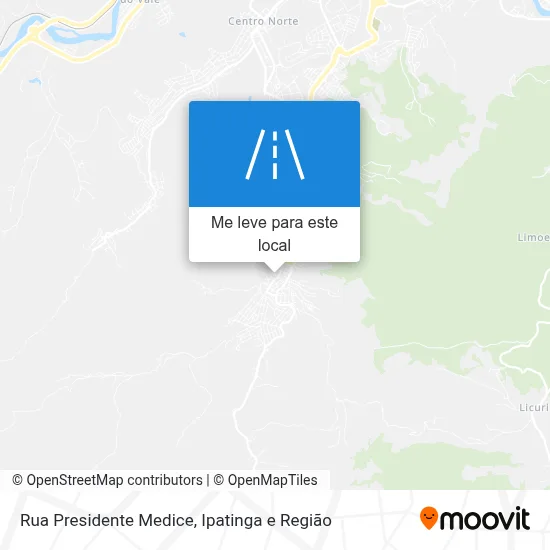Rua Presidente Medice mapa