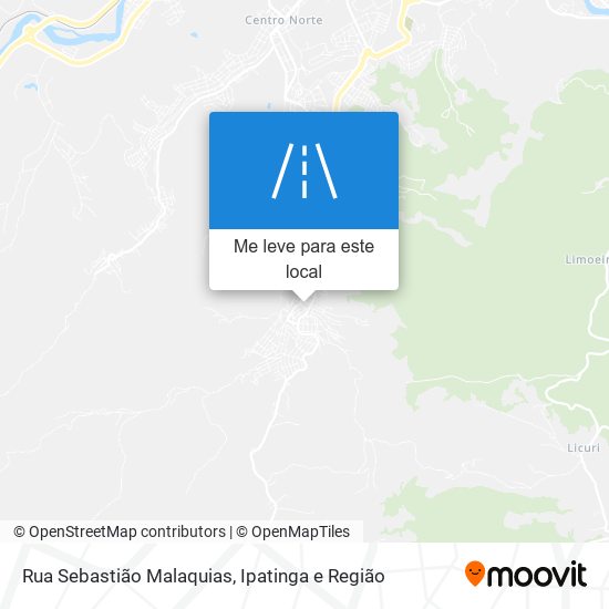 Rua Sebastião Malaquias mapa
