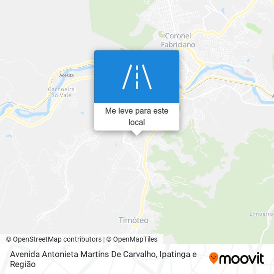 Avenida Antonieta Martins De Carvalho mapa