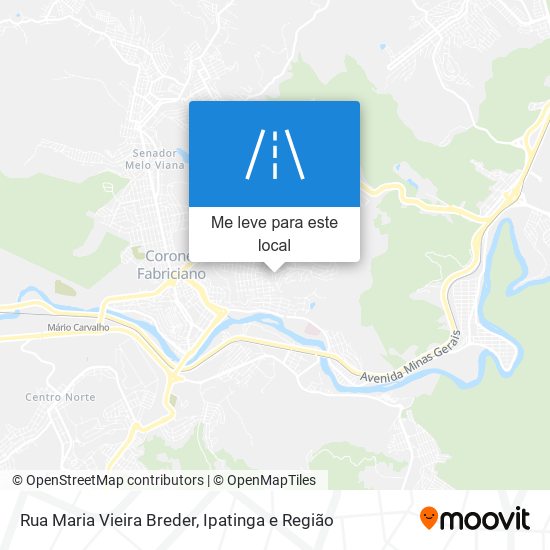 Rua Maria Vieira Breder mapa