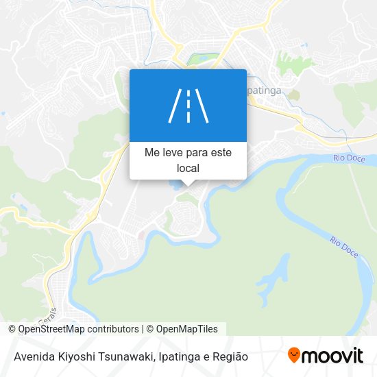 Avenida Kiyoshi Tsunawaki mapa
