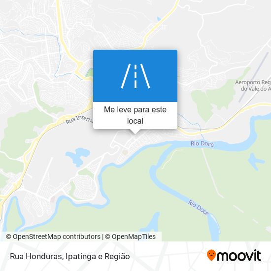 Rua Honduras mapa