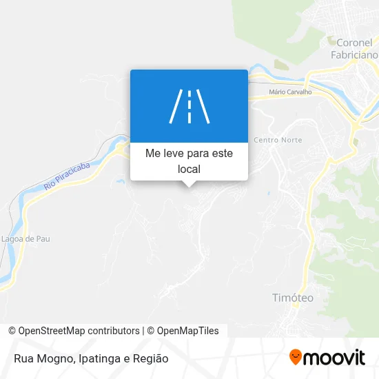 Rua Mogno mapa