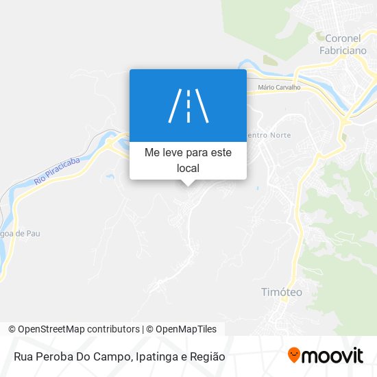 Rua Peroba Do Campo mapa