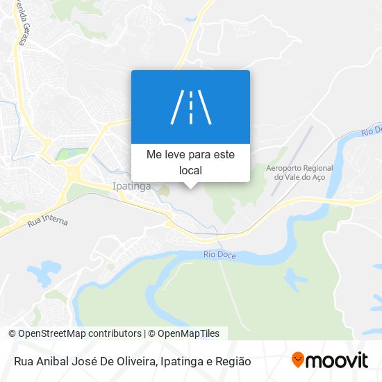 Rua Anibal José De Oliveira mapa