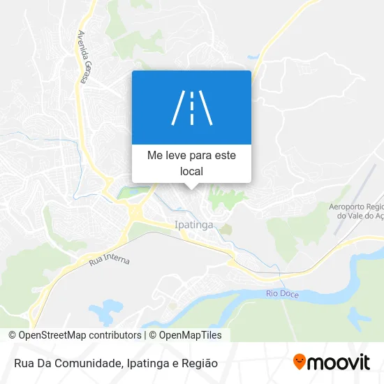 Rua Da Comunidade mapa