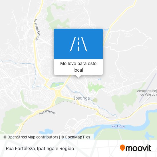 Rua Fortaleza mapa