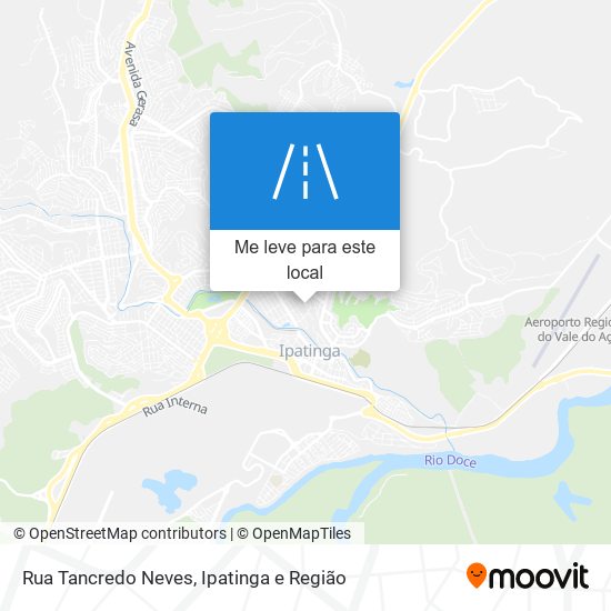 Rua Tancredo Neves mapa