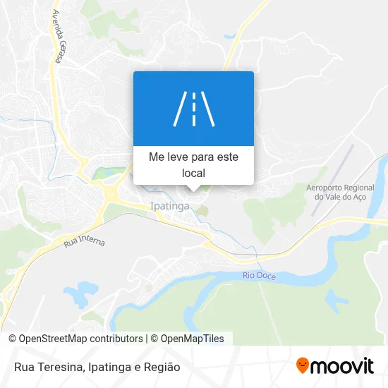 Rua Teresina mapa