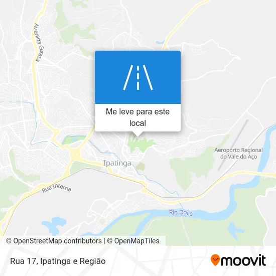 Rua 17 mapa