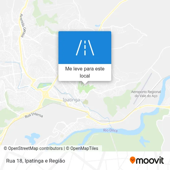 Rua 18 mapa