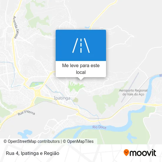 Rua 4 mapa